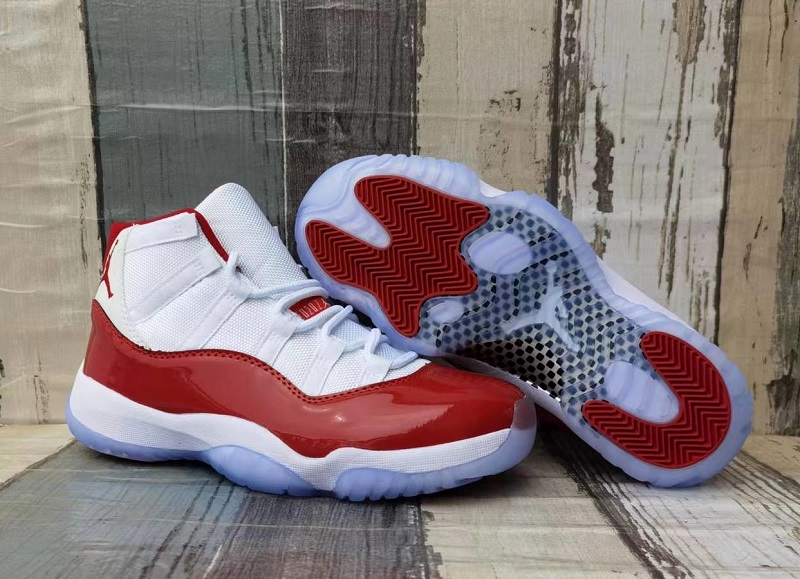 Men's Running weapon Air Jordan 11 Red/White Shoes 00854845